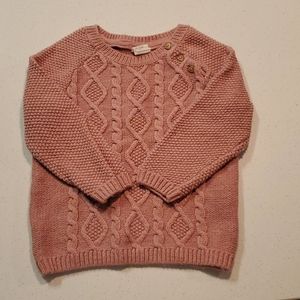 H&M Rose Pink Cable Knit